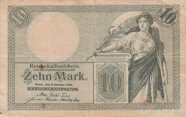 10 Mark 1906 P Ro.27b